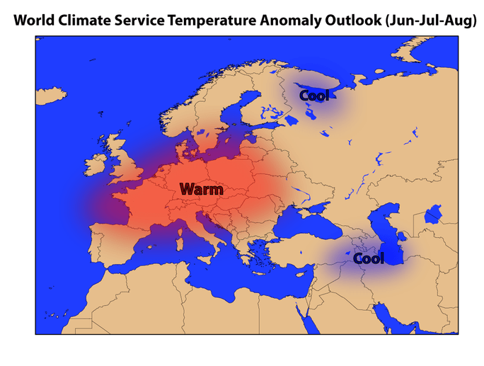 World Climate Service European Summer Forecast for 2019