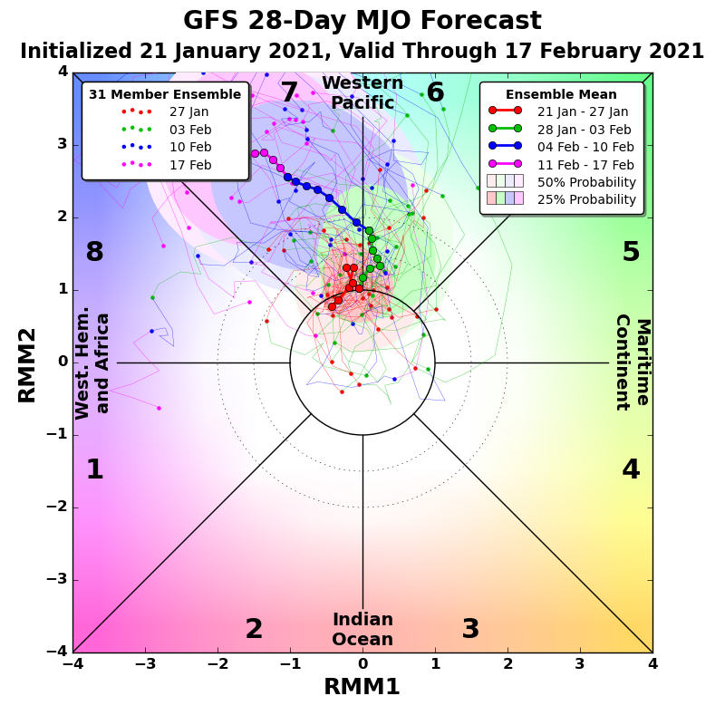 MJO index forecast