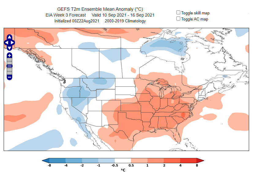 Example Anomaly Temperature Forecast