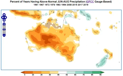 Positive IOD during Winter Months in Australia