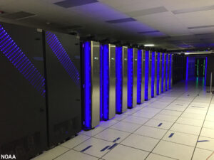 NOAA supercomputer used for machine learning in weather forecasting
