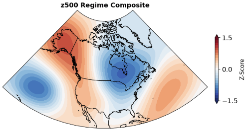 Alaskan Ridge z500 Regime Composite